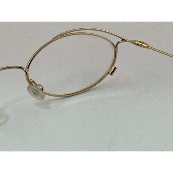 ALFRED SUNG - 4319 CAMOMILE VK 135mm Gold Oval Eyeglass Frames - Picture 6 of 6